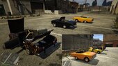 Carro Moskvich 412 Soviético Porteado de mod GTA 5 Reemplaza TUG COMPATIBLE CON EL KART TAMBIÉN Colores primario y secundario intercambiable